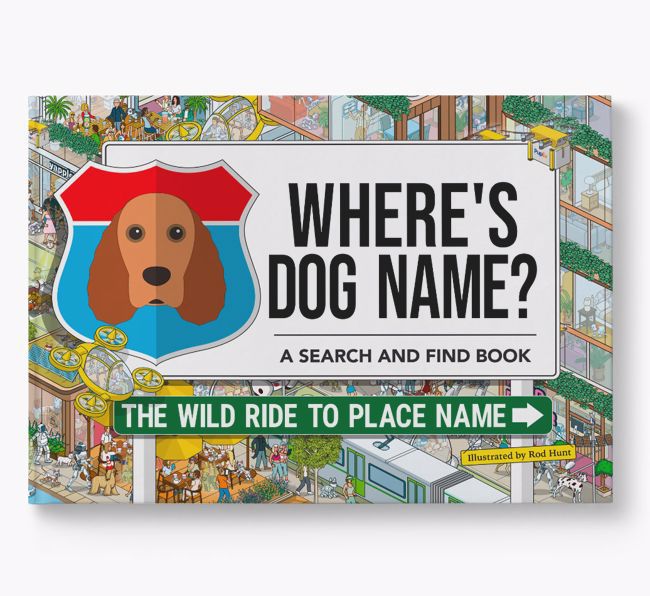 Personalised Field Spaniel Book: Where's Dog Name? Volume 3